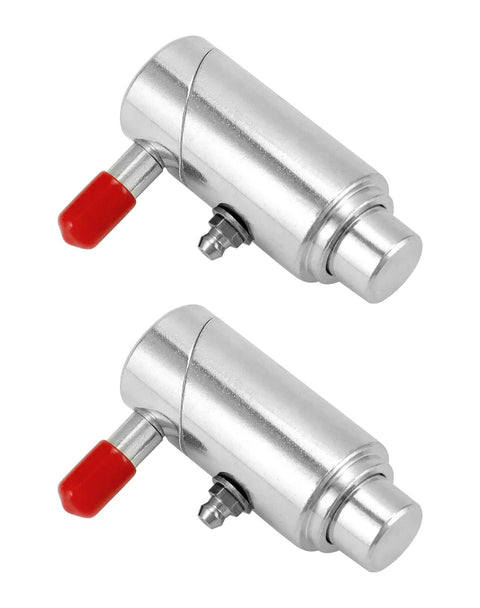Heavy Duty Three Quarter Inch Cam Lock Wrecker 2 Pack With Spring Loaded Twist Lock Plunger Pin And Built In Grease Fitting Zinc Plated