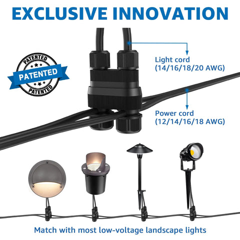 8 Pack Low Voltage Deck Lights With Fastlock2 Wire Connectors 5W 3000K LED Landscape Step Lights For Outdoor Deck Fence Post Patio Garden 12-24V AC DC ETL Listed Aluminum Eyebrow Cover Frosted Lens