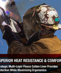 Welder using DynaMIG HD Professional MIG Welding Gloves With Heat Resistant Inner Liner And Cotton Dexterity Layer All Day Comfort Large Size Black Versatile For Hot Work And Precision Welds
