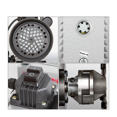 KGKGK 2XZ-2 Two Stage Rotary Vane Vacuum Pump For Lab And Industrial Use Small Air Conditioning Extraction Machine Compact Design Easy Move With Non Slip Buttons Upgrade Tech Durable Wear Resistant