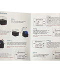 Instruction manual for 3D Printer Filament Dryer Box With Huge Storage For 1Kg Spools, showing operations and drying steps.