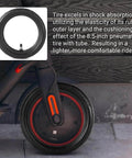 Scooter with 8.5 Inch By 2 Inch Scooter Tire And Inner Tube Set 50/75-6.1 compatible with Gotrax GXL V2, Xiaomi M365 Pro