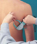 Using Go-To Medical Skinfold Caliper for Fat Distribution, Growth Tracking, and Anthropometry on a person's back