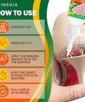Crystal Clear Shoe Glue For Quick Fix And Strong Bond No Fuss Waterproof Adhesive application on high heel shoe with instructions.