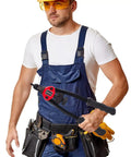 Pro Grade 13 Inch Rivet Nut Tool Kit With 60 Rivnuts And 6 Mandrels held by man in overalls and safety goggles