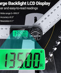 Hassle Free Rechargeable Digital Angle Finder With Type C Charging Auto Shut Down And Straight Up Precision For Heavy Duty Woodworking Carpentry And Quick Handyman Installations Game Changer displaying 135.00° on LCD.