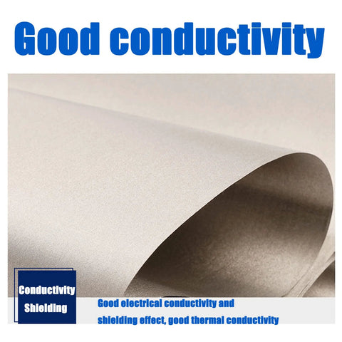 EMF Shielding Fabric For High Frequency Protection, Copper-Infused Shielding Cloth For Pregnancy Wear, Curtains, Bedding