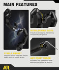 Main features of Three Quarter Inch D Ring Shackles With Seven Eighths Inch Quick Connect Pins Beefy Heavy Duty Recovery Shackles
