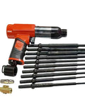 Heavy Duty Valve Guide Disassembly Kit With Pneumatic Cylinder Head Punch Tools For Family Vehicles And Home Mechanics To Fix Engine Malfunctions Easily, black steel set