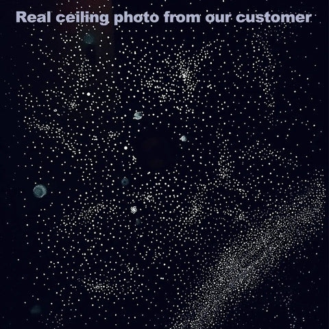 Glow In The Dark Stars Ceiling Decals 633 Realistic 3D Star Stickers create a starry sky night glow in customer's room