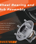 Rear Wheel Hub Bearing Assembly Driver Left Side For Lexus ES300 ES330 ES350 And Toyota Avalon Camry Highlander Solara ABS