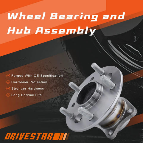 Rear Wheel Hub Bearing Assembly Driver Left Side For Lexus ES300 ES330 ES350 And Toyota Avalon Camry Highlander Solara ABS