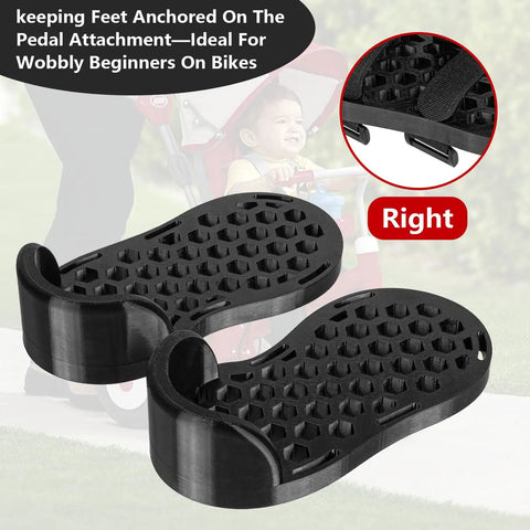 Adaptive Pedal Stabilizers For Bikes With Adjustable Foot Support Straps Easy Install Mobility Aid Soft Straps Prevent Slips