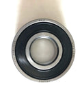 6203 2RSH Radial Deep Groove Ball Bearing With Dual Seals, 17x40x12mm, bearing steel, top view.
