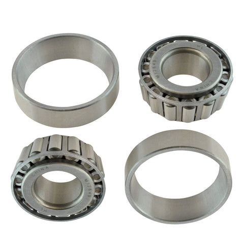Drop-In Front Outer Wheel Bearing And Race Kit For Driver And Passenger Sides - Direct Fit Replacement For 65-72 Ford F-250, 85-02 Chevrolet Astro