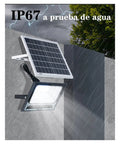JUDYSSY Solar Led Flood Light, Ip67 Waterproof Outdoor Light Villa installation with solar panel and bright LED.