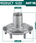 Two Front Wheel Hub Bearing Kits That Fit Toyota Tundra 2000 To 2006, Tacoma 1999 To 2004 2.7L, shown in product size view