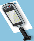 Lit Up Solar Flood Lights Outdoor With 168 LED 6500K Dusk Till Dawn Eight Sided Motion Sensor IP66 Solar Street Light