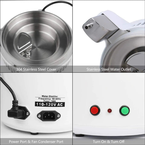 Portable Water Distiller For Home And On The Go Delivers Pure Safe Drinking Water Anywhere Easy Setup Low Maintenance Close-up