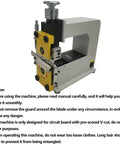V Cut PCB Cutting Machine With Limit Module Upgraded Groove Cutter For PCB Boards And LED Light Panels 110V 40W, front view