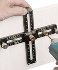 Using Cabinet Hardware Doweling Jig Kit With Titanium Coated Drill Bits For Knobs Handles And Pulls on cabinet drawer