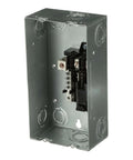 Single Unit 70A Main Lug Indoor Load Center 2 Space 4 Circuit Surface Mount Panel with Tin-Plated Copper Bus
