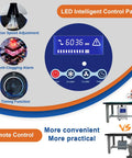 LED display and controls of 150W Solder Fume Extractor With 280 Cubic Meters Per Hour Air Flow, Brushless Motor for various tasks