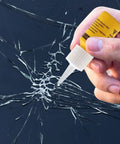 Applying Glass Nano Repair Fluid Windshield Kit For Small Chips And Cracks on shattered windshield with resin system
