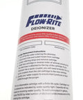Close-up of BA 221 Replacement Deionized Water Cartridge label showing warnings and instructions for home and commercial use.