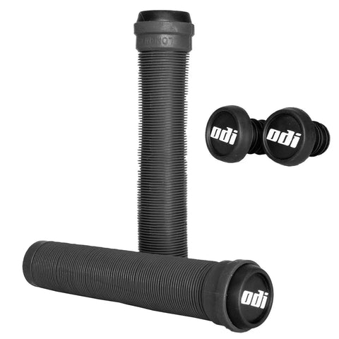Longneck SLX Grips 160mm Graphite Pair With Open End for End Plugs Ribbed Soft Compound For Superior Vibration Dampening