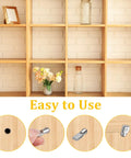 Premium Nickel Shelf Pegs Kit With 124 Pieces Of Five Smooth Styles shown in use for cabinet shelf support.