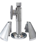 K857-20 Clip On Deep Flange Cover For One Half Inch Pipe In Chrome Finish, Easy Install