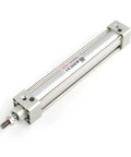 Pneumatic Standard Air Cylinder 32 mm Bore 200 mm Stroke Double Acting NPT 1/8 Port Aluminum Alloy Body for Industrial Automation
