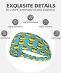 Sunglasses Print Headbands For Women And Men Moisture Wicking Sweat Bands For Running Gym Workouts Breathable Polyester Spandex Comfort Fit Headbands