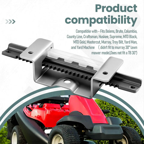 Steering Rack Plate for MTD Craftsman and Troy-Bilt Lawn Mowers Replaces 753-11064A 783-07239A shown with lawn mower