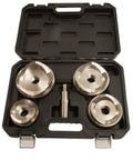 Pro Grade Heavy Duty Die Set For MaxPunch And Knockout Tools With Crimping Cup Design Delivers Clean Cuts In Steel Aluminum Fiberglass And Plastics