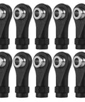 Beefy Two Point Five Millimeter Tie Rod End Link Ball Joint Set For 1 18 TRX4M Bronco Defender RC Car ten black metal pieces