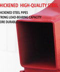 Close-up of thickened high-quality steel pipes used in Heavy Duty 2 Ton Folding Hydraulic Engine Hoist for durability.