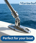 Boat Bimini Top Swivel Hinge 316 Stainless Steel Deck Side Mount Quick Release Hinge With 360 Degree Rotation on boat deck