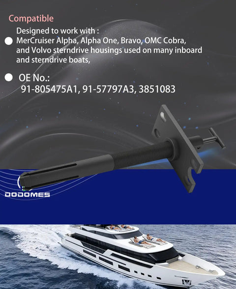 Gimbal Bearing Puller Tool Set All In One Beefy Boat Stern Drive Removal And Installation Kit Fits MerCruiser Alpha Alpha 1 MR Bravo OMC Cobra Volvo Penta