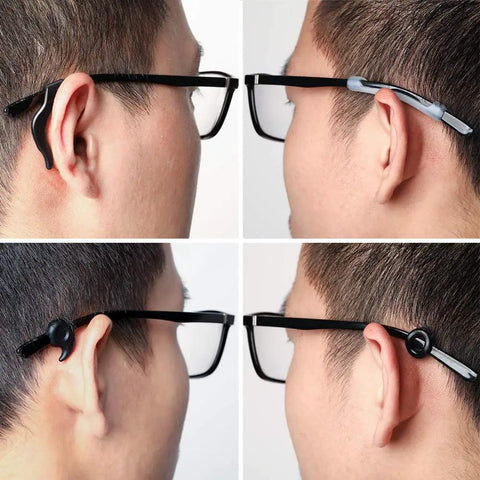 Anti Slip Eyeglasses Retainers With Premium Silicone Comfort Ear Grips And Protectors For Spectacles Sunglasses Reading Glasses Eyewear Fits Almost Any Glasses For Active Lifestyles