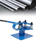 Beefy Workhorse Pipe Bender With 7 Dies One And A Half Inch Benchtop Tube Bending Machine for shaping metal tubes on benchtops.