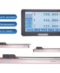 Top Notch 3 Axis LCD Touch Screen Digital Readout DRO Kit With Precision Linear Scale Encoder SDS200S display and scales