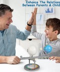 Sun Earth Moon Model For Classroom, Hands On Astronomy Teaching Tool, Orbital Simulator Demonstrating Day And Night, Seasons, Moon Phases, And Planetary Motion
