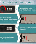 How to reset code instructions for the Straight Up Wall Mounted Key Storage Lock Box With Dead Simple Reset Combo Code.
