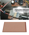 Ten Pack Single Sided Prototyping PCBs 64Mm By 95Mm 1.4Mm Thick Bakelite Circuit Boards for DIY soldering projects and learning