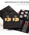 Beefy Semi-Metallic Disc Brake Pads For Mountain Bikes With Resin And Kevlar Blend With Ceramic Powder in packaging with EVA foam