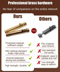 Comparison of vintage bronze barrel bolt latch for barn doors showing differences in material and durability.
