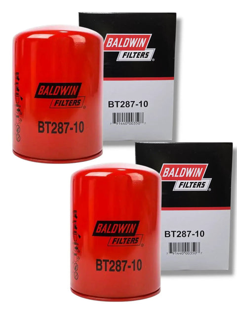 Beefy Heavy Duty Hydraulic Filter Replaces 9T5664 87027972 13028 155 954 1H1234 86542664 Two Pack One And A Half Inch Thread Five And One Thirty Second Inch Outer Diameter Seven Inch Length For Marine Mining Oil And Gas Construction Agriculture