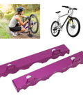 Two Pack Bike Fork Vise Clamp and Axle Spindle Repair Tool fits 5 to 36 mm holes, for front fork and rear shock maintenance.